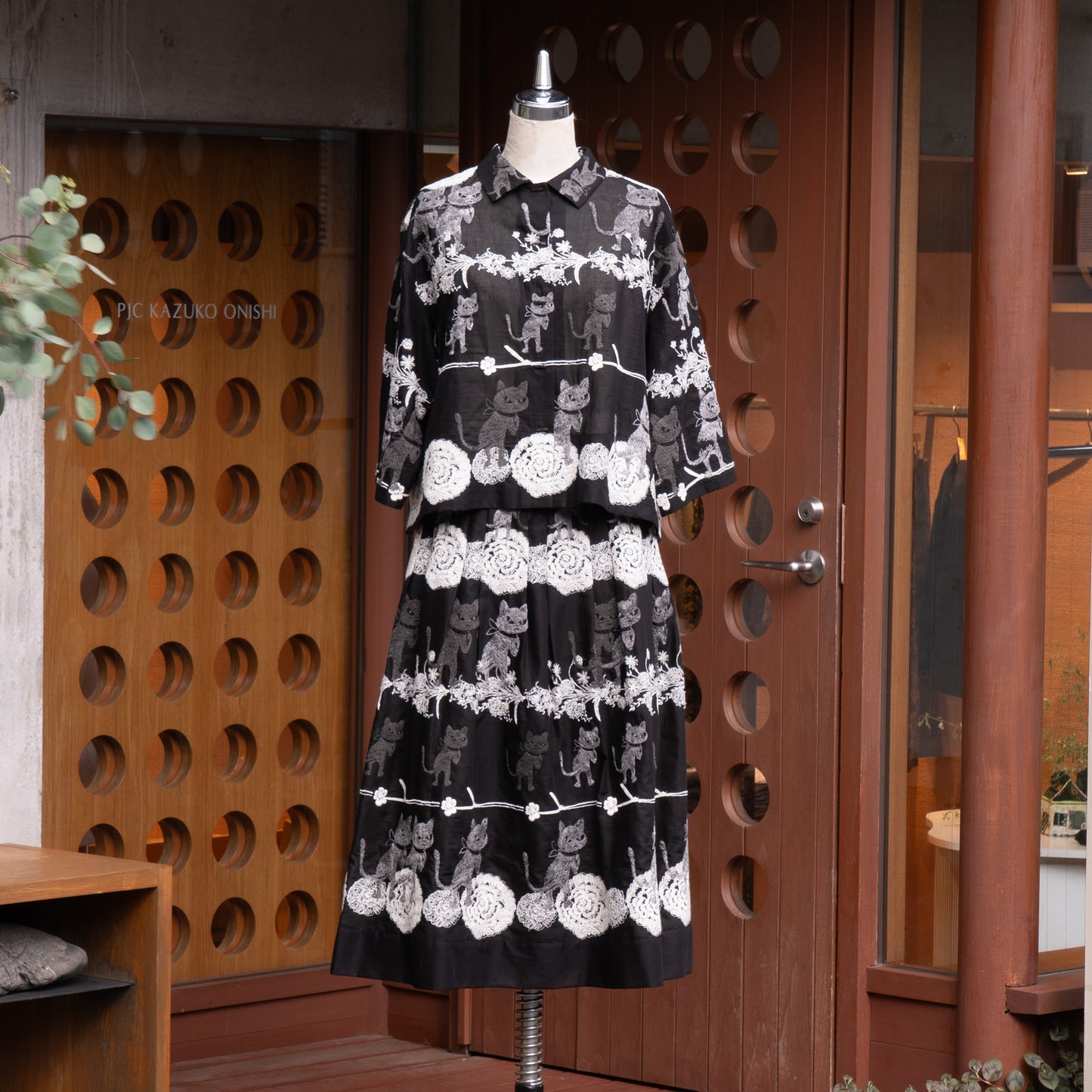 草花クロッチ オーバーシャツ