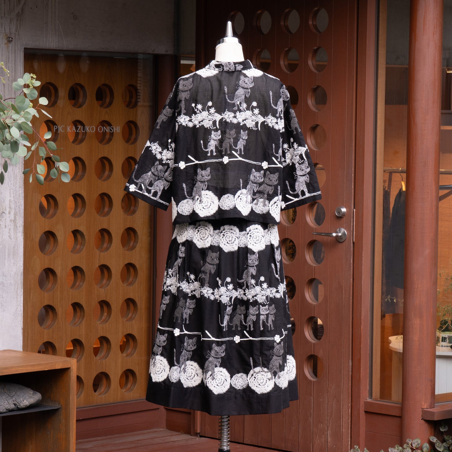 草花クロッチ オーバーシャツ