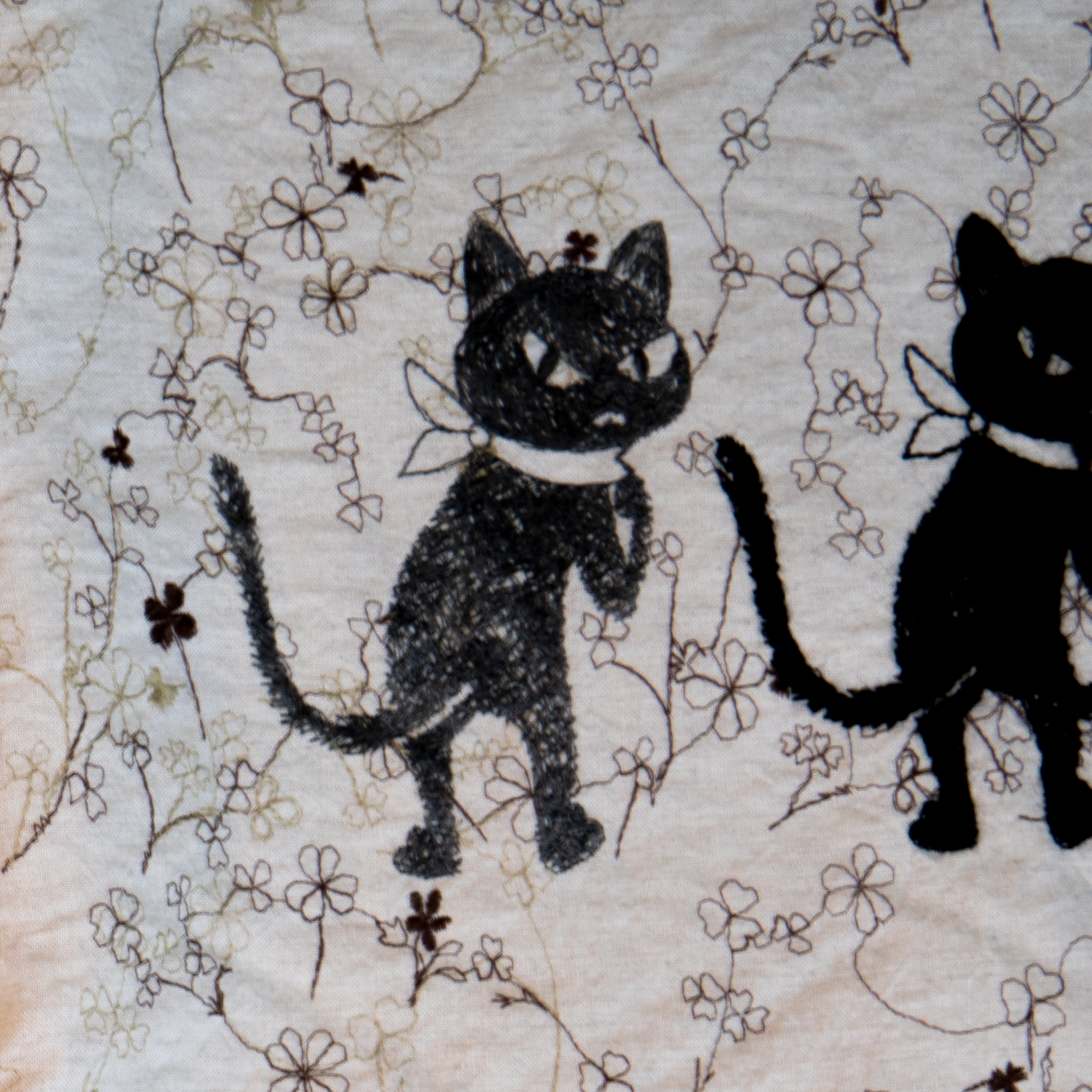 テキスタイル 歩きクローバークロッチ ラミーリネン 生成