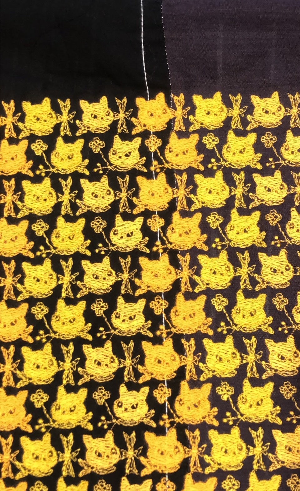 テキスタイル　モノグラムクロッチ　黒×黄色（希少）