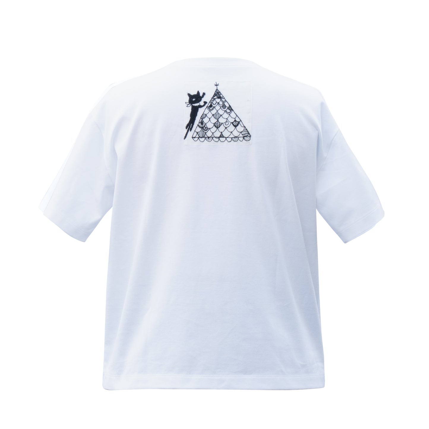 街クロッチ 半袖Tシャツ 白