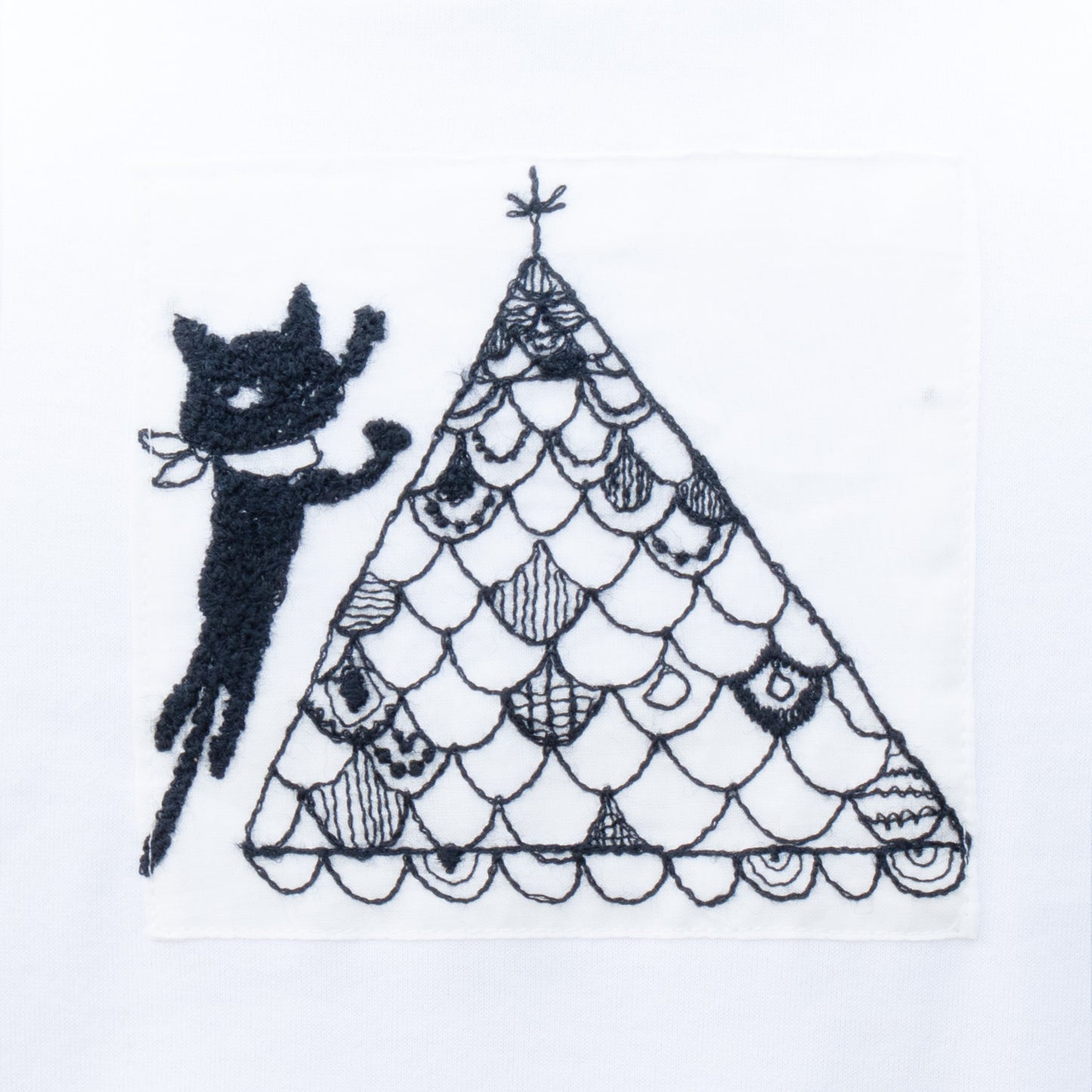 街クロッチ 半袖Tシャツ 白