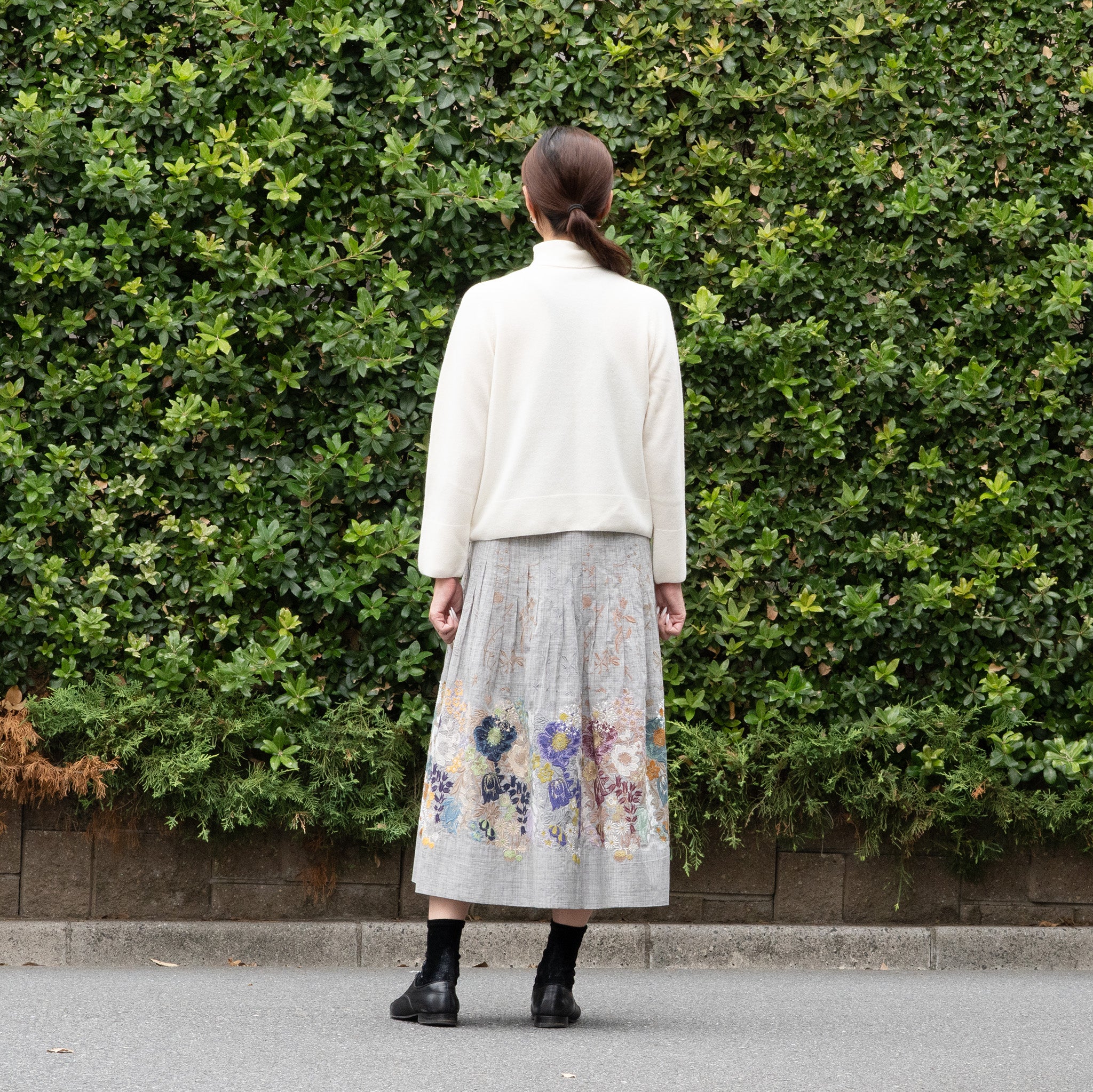 ホールガーメント 1ポイントタートルニットホワイト – PJC