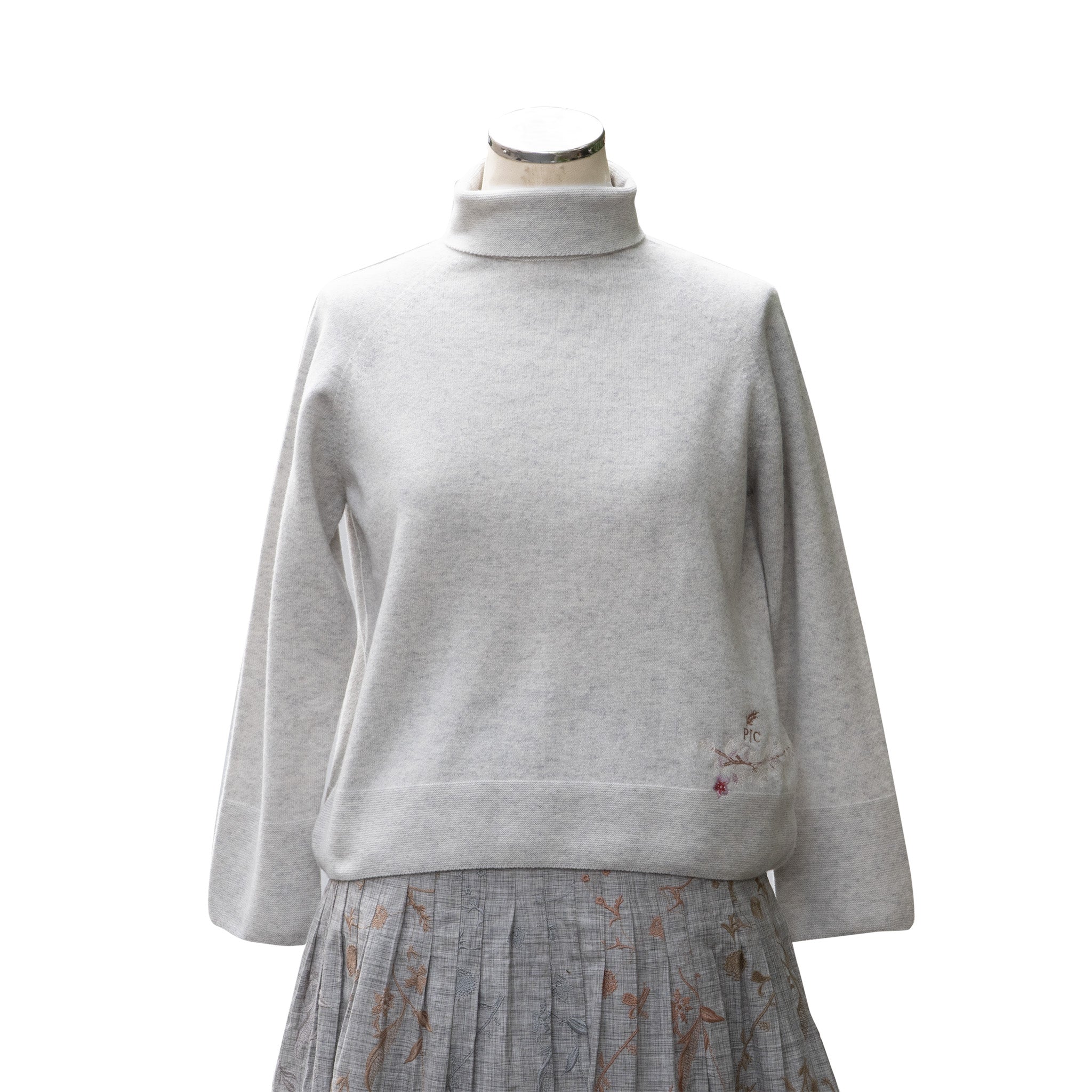 58ブレインタートル DRESS Cotton Plain Turtle neck ドレス コットンプレーン