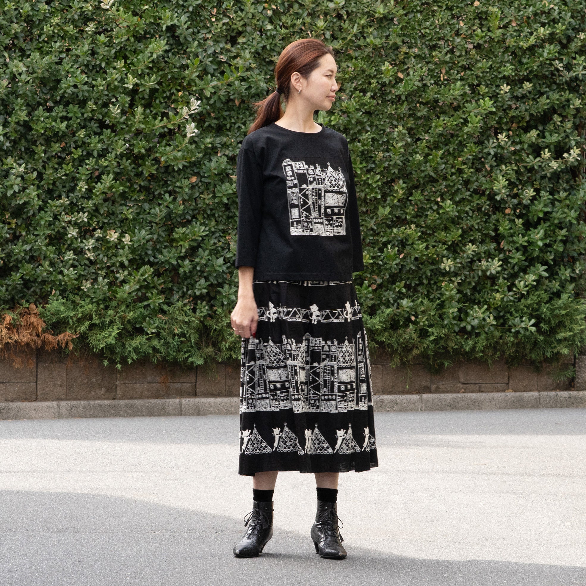 街クロッチ 七分袖Tシャツ 黒 – PJC ONLINE SHOP