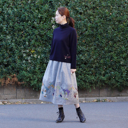 花園２コース  スカート 墨中濃