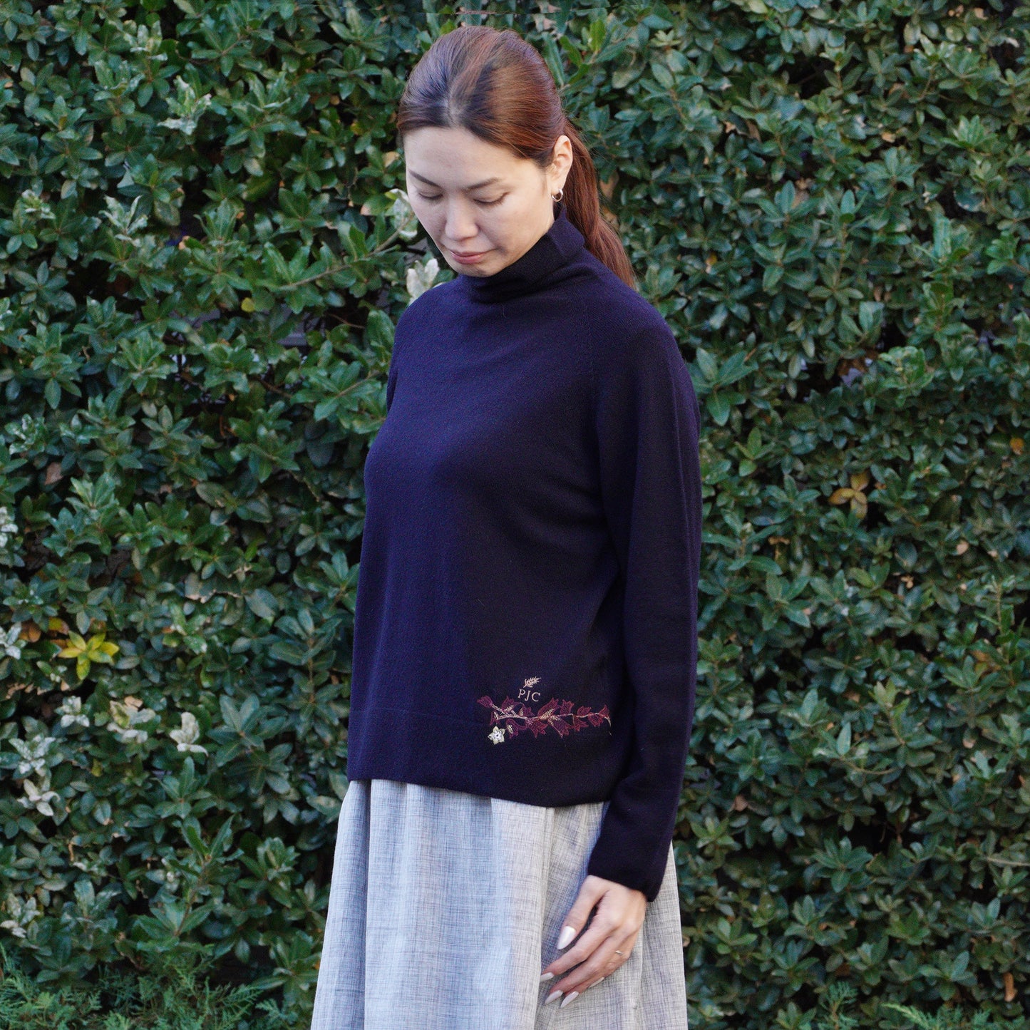 花園２コース  スカート 墨中濃