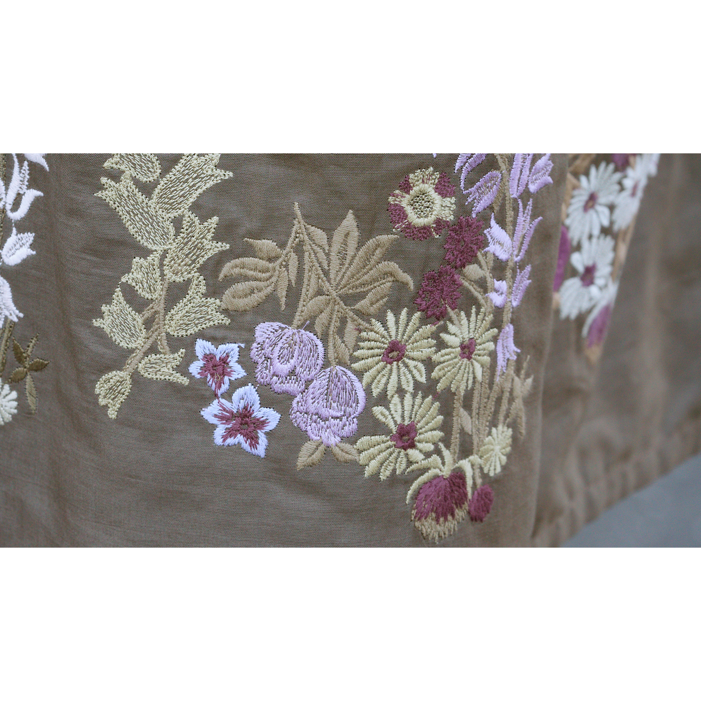 花園２コース スカート ペールカーキ