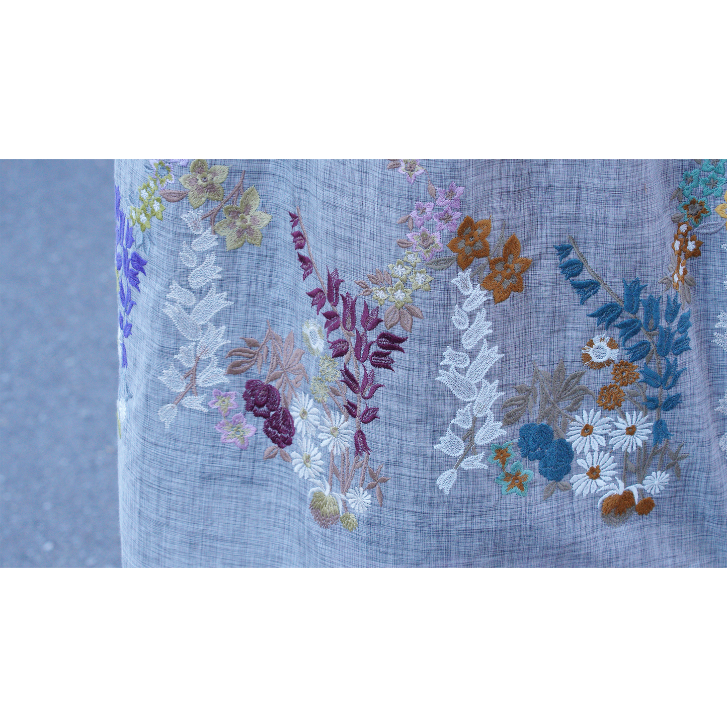 花園２コース  スカート 墨中濃