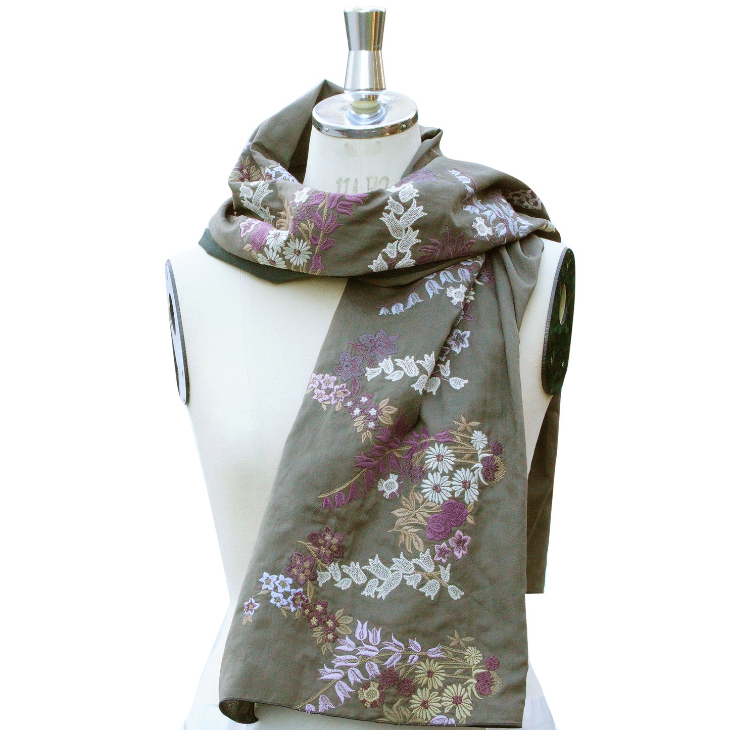 花園 ロングストール ペールカーキ