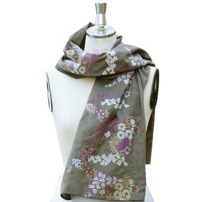 花園 ロングストール ペールカーキ