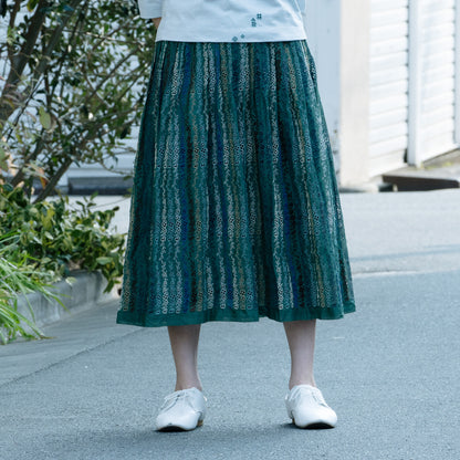 ボーラークローバータックスカート エバーグリーン