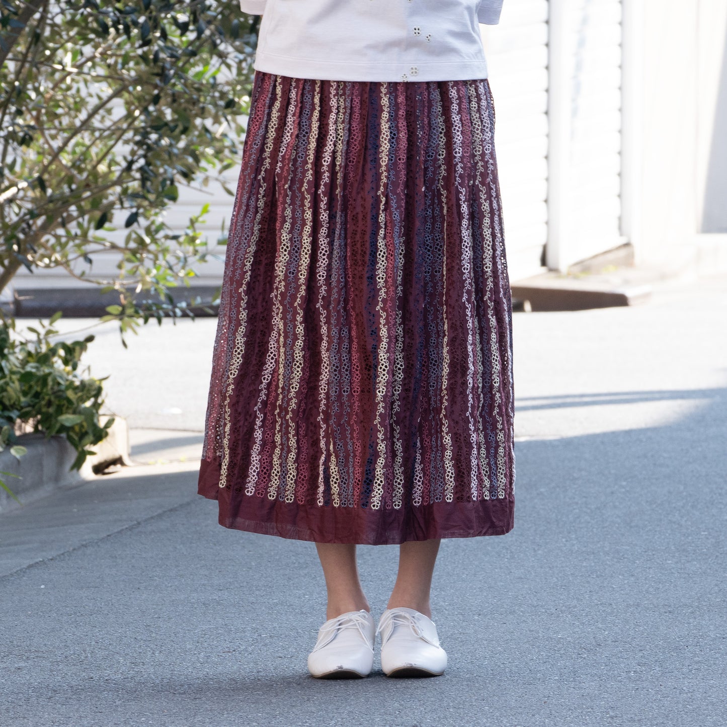 ボーラークローバータックスカート ペチュニア