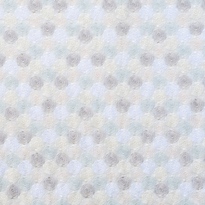 テキスタイル モネのバラ グリーン